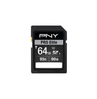 P-SDX64U395PRO-GE - PNY PRO Elite 64GB Class 10 SDXC Flash Memory Card