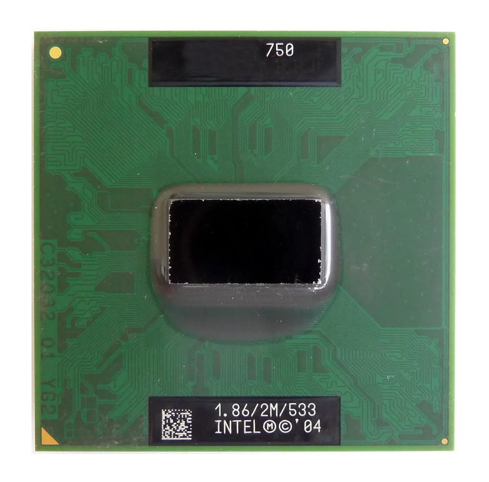P000425620 - Toshiba 1.86GHz 533MHz FSB 2MB L2 Cache Socket H-PBGA479 / PPGA478 Intel Pentium M 750 1-Core Processor