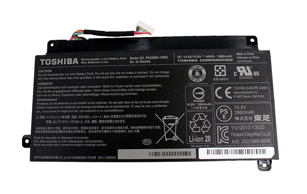 P000645710 - Toshiba 3-Cell 45Wh 10.8V Li-Ion Battery for E45w-C4200