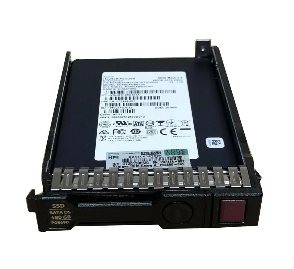 P00587-001 - HP 480GB SATA 6Gb/s 2.5-inch Solid State Drive
