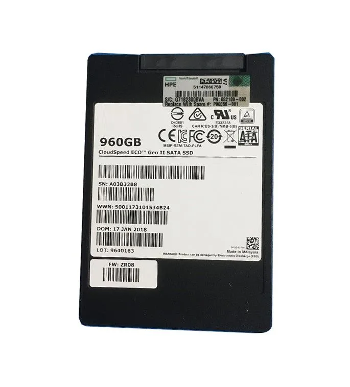 P00859-001 - HP 960GB SATA 2.5-inch Solid State Drive