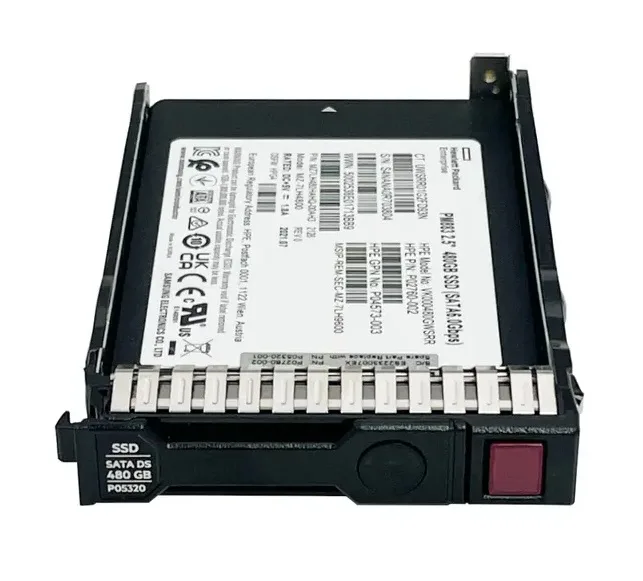 P02760-002 - HP 480GB SATA 6Gb/s Read Intensive SFF MLC 2.5-inch SC Digitally Signed Firmware Solid State Drive