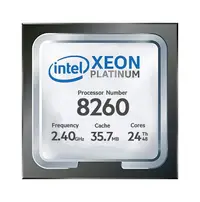 P11621-001 - HP 2.40GHz 10.4GT/s UPI 35.75MB Cache Socket FCLGA3647 Intel Xeon Platinum 8260 24-Core Processor