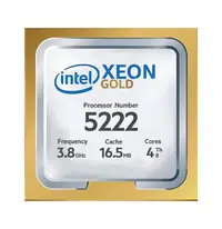 P11646-B21 - HP 3.80GHz 10.4GT/s UPI 16.5MB Cache Socket FCLGA3647 Intel Xeon Gold 5222 4-Core Processor