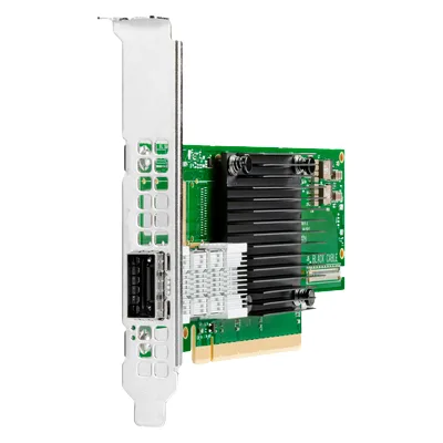 HPE P23664-B21 Infiniband Hdr/Ethernet 1-Port 200GbE QSFP56 PCI Express 4.0 x16 Network Adapter for ProLiant Dl Rackmount Gen10 Plus Servers