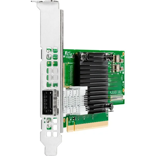 HPE P23665-B21 InfiniBand HDR100/Ethernet 1-Port 100GbE QSFP56 PCI Express 4.0 x16 Network Adapter