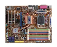 P45-8D - MSI Memory Lover Desktop Board Intel P45 Enhanced SpeedStep Technology Socket T 1333MHz, 1066MHz, 800MHz FSB 16GB DDR3 SDRAM, DDR2 SDRAM DDR3-1333/PC3-10600, DDR3-1066/PC3-8500, DDR3-800/PC3-6400, DDR2-800/PC2-6400, DDR2-667/PC2-5300 ATX