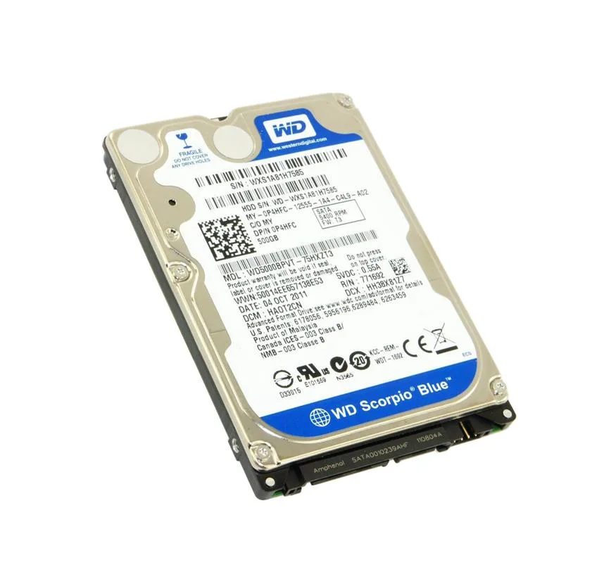 P4HFC - Dell 500GB 5400RPM SATA SFF Hard Drive