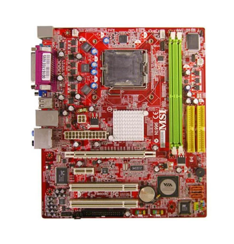 P4M900M2-L - MSI Desktop Board Core 2 Extreme, Core 2 Duo, Pentium (Extreme Edition), Pentium D, Pentium 4, Celeron-D VIA P4M900 Socket 775 4GB DDR2 SDRAM 667 MHz, 533 MHz, 400 MHz ┬╡ATX
