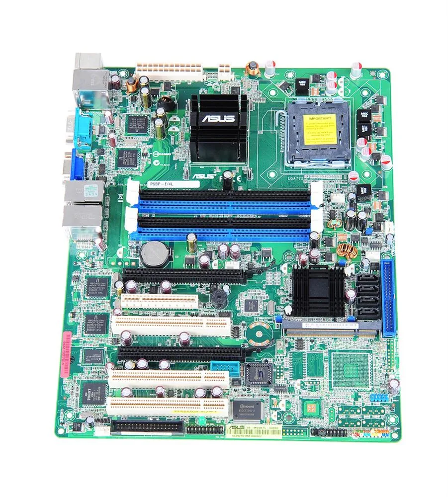 ASUS P5BP-E/4L Server Board Intel 3210 Enhanced SpeedStep Technology Socket T 1333MHz, 1066MHz, 800MHz FSB 8GB DDR2 SDRAM DDR2-800/PC2-6400, DDR2-667/PC2-5300 ATX