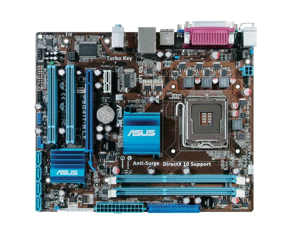 P5G41T-M LE - ASUS Desktop Board Intel G41 Express Enhanced SpeedStep Technology Socket T 1333MHz, 1066MHz, 800MHz FSB 8GB DDR3 SDRAM DDR3-1066/PC3-8500, DDR3-800/PC3-6400 Micro ATX