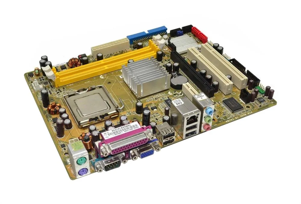 ASUS P5GC-MX/1333GREEN P5GC-MX/1333 Desktop Board Intel 945GC Enhanced SpeedStep Technology Socket T 1066MHz, 800MHz, 533MHz FSB 4GB DDR2 SDRAM DDR2-667/PC2-5300, DDR2-533/PC2-4200 ┬╡ATX