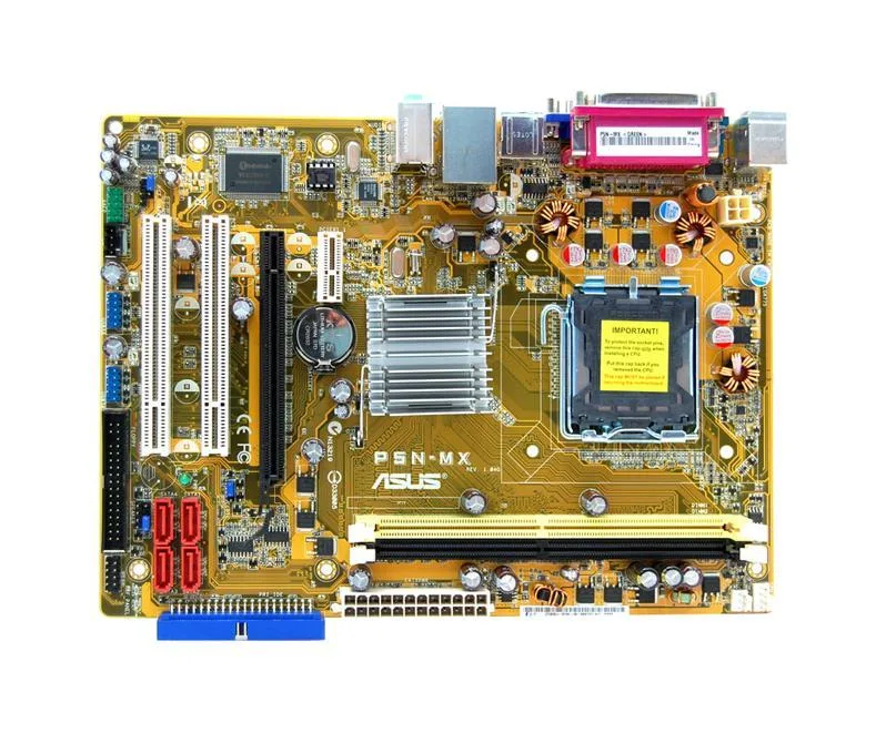 P5N-MX - ASUS Desktop Board Celeron, Celeron-D, Core 2 Duo, Core 2 Extreme Quad-core, Core 2 Extreme, Core 2 Quad, Pentium 4, Pentium D, Pentium Dual-core nVIDIA nForce 610i Socket T 1066MHz, 800MHz, 533MHz FSB 4GB DDR2 SDRAM 667MHz, 533MHz ┬╡ATX