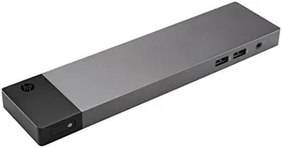 HP P5Q58UT#ABA 150-Watts Thunderbolt 3 Docking Station with 3x USB 3.0 / VGA and Ethernet Ports for ZBook 15 G3