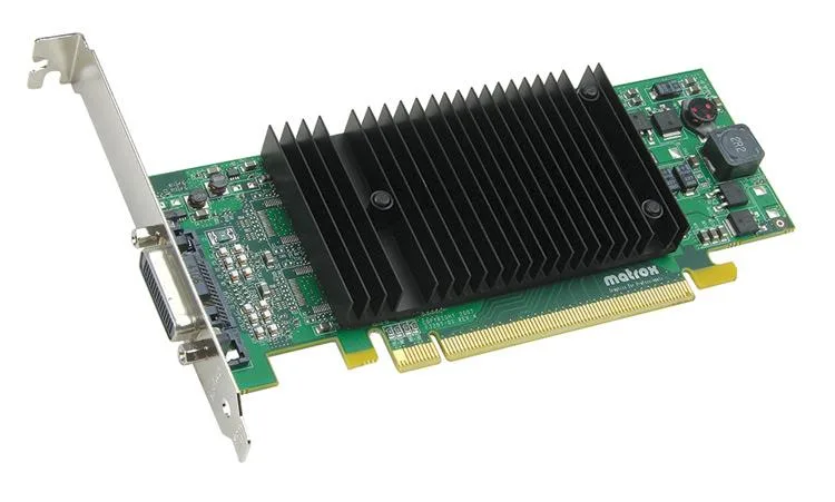 P69-MDDE256LAUF - Matrox Graphics 256MB PCI Express x16 Low Profile Workstation Video Graphics Card