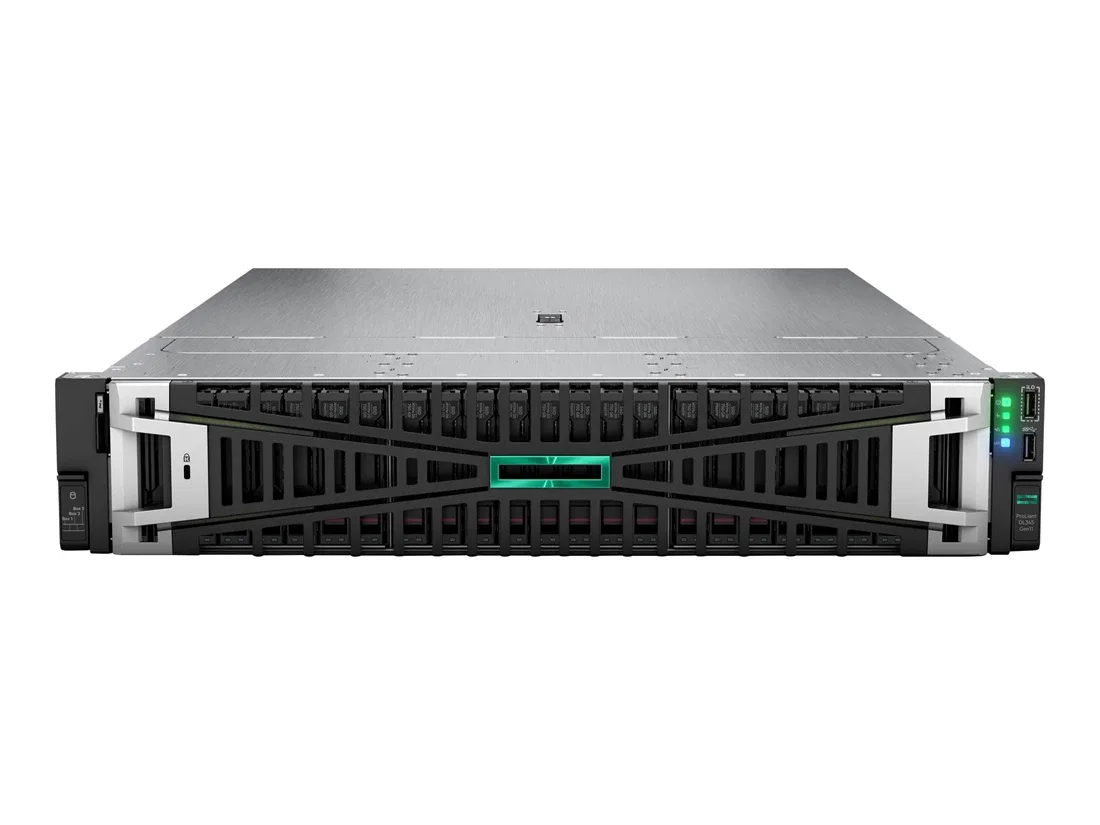 HPE P75332-005 ProLiant DL345 Gen11 - 9354P 32-core, 3.25GHz, 256GB-R, MR416i-p 8SFF 2x1.92TB SSD, 2x800W PS Rack Server