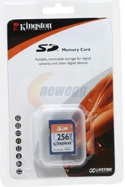 P78538 - Kingston 256MB MMC Flash Memory Card