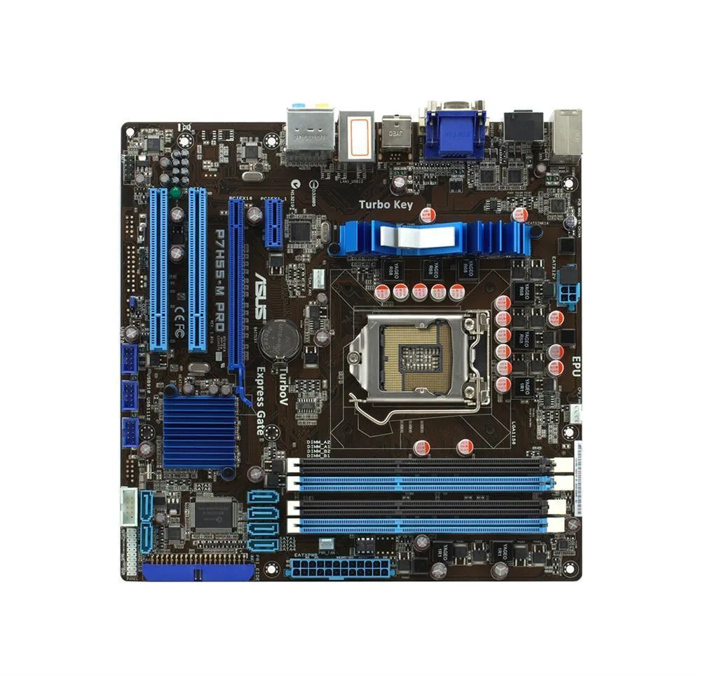 P7H55-MPRO-660 - ASUS P7h55-mpro + Ci5/3.33 660 Matx Lga 1156 DDR3 Vga