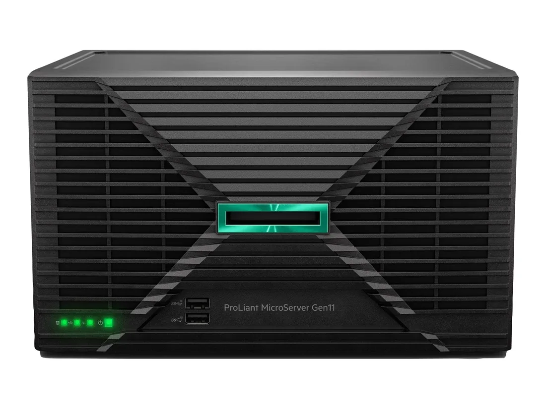 HPE P86811-005 ProLiant MicroSvr Gen11 6315P 2.8GHz 4-Core 1x16GB 4LFF-NHP iLO KIT 1GbE 1x180W PS Micro Server