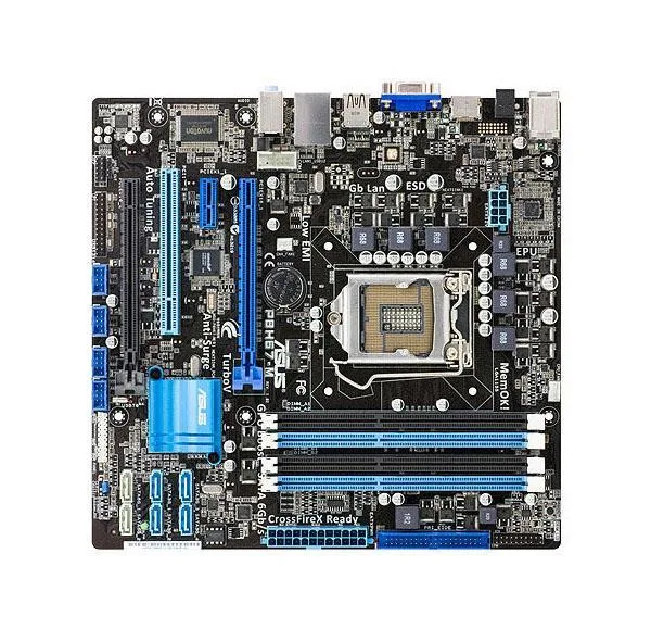 P8H67-M - ASUS Desktop Motherboard Intel Chipset Micro ATX Socket H2 LGA-1155 32GB DDR3 SDRAM Serial ATA/300, Serial ATA/600 Yes 7.1
