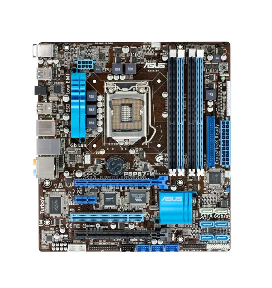 P8P67-M - ASUS Desktop Motherboard Intel Chipset Micro ATX Socket H2 LGA-1155 32GB DDR3 SDRAM Ultra ATA/133 (ATA-7), Ultra ATA/100 (ATA-6), Ultra ATA/66 (ATA-5) Serial ATA/600, Serial ATA/300 Yes 7.1
