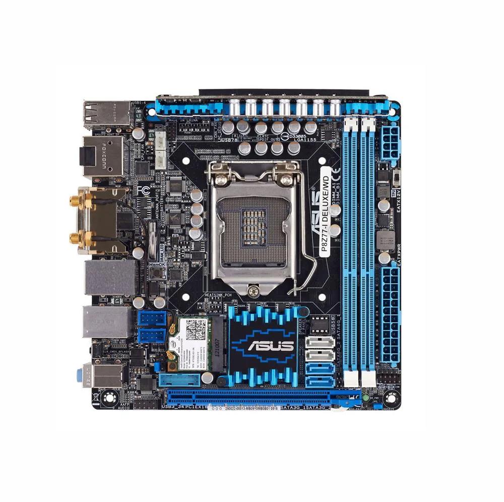 Asus P8Z77-I DELUXE/WD Desktop Motherboard Intel Z77 Express Chipset Socket H2 LGA-1155