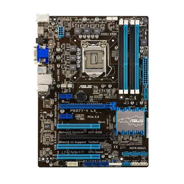 P8Z77-V LX - Asus Socket H2 LGA-1155 Chipset Intel Z77 Express Support 32GB DDR3 SDRAM Maximum RAM ATX Motherboard