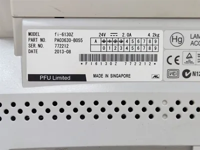 PA03630-Y121 - Fujitsu Front Cover Model Badge FI-6140z