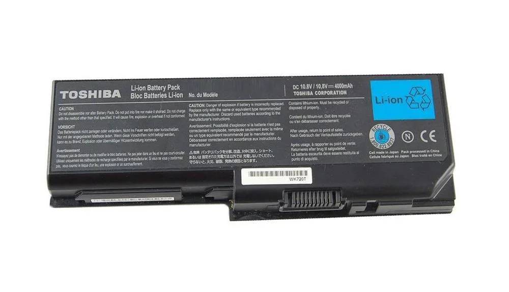 PA3537U-1BRS - Toshiba Lithium Ion 9-Cell Notebook Battery Lithium Ion (Li-Ion) 10.8V DC