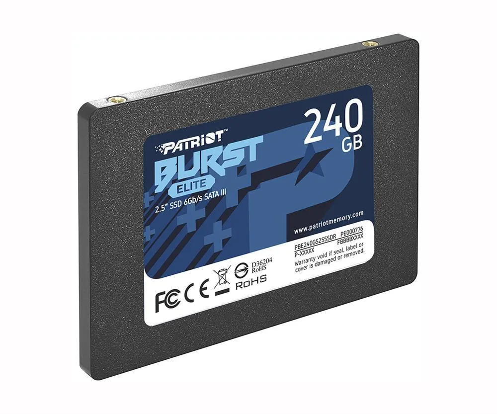 PBE240GS25SSDR - Patriot Memory Burst Elite 240GB SATA 6Gb/s 2.5-inch Solid State Drive