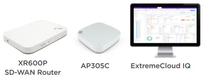 PBK01 - Extreme Networks Cloud Managed SD-WAN Router with 802.11ax Access Point