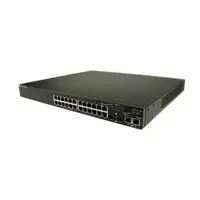 PC3524P - Dell PowerConnect 3524P 24 x Ports 10/100Base-T PoE + 2 x Ports Shared SFP + 2 x Ports 10/100/1000Base-T Fast 