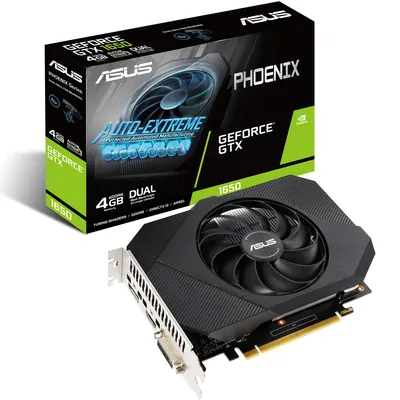 PH-GTX1650-4GD6 - Asus Phoenix GeForce GTX 1650 Graphic Card 4GB GDDR6