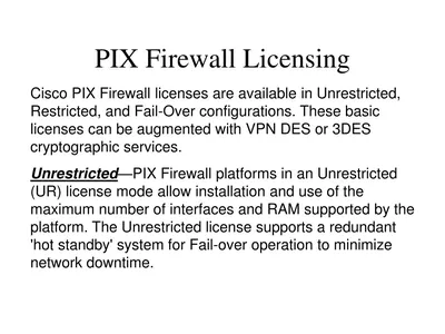 Cisco PIX-SW-SC-5 PIX Security Contexts License 5 Concurrent User(s) Standard License