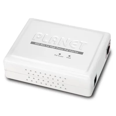 POE-161 - Planet Industrial POE-161 IEEE802.3at High Power PoE Injector - 30W