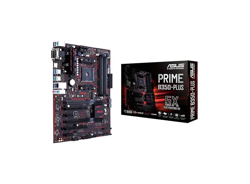 PRIME B350-PLUS - Asus Prime Desktop Motherboard AMD B350 Chipset Socket AM4