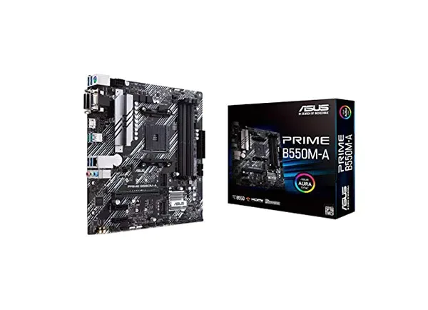 Asus PRIME B550M-A/CSM Prime B550M-A/CSM Desktop Motherboard AMD B550 Chipset Socket AM4