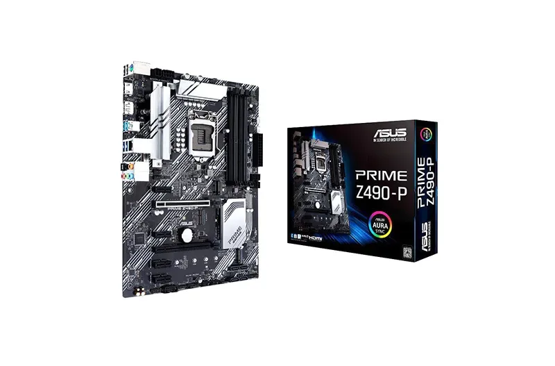 PRIME Z490-P - Asus Prime Z490-P Desktop Motherboard Intel Z490 Chipset Socket LGA-1200