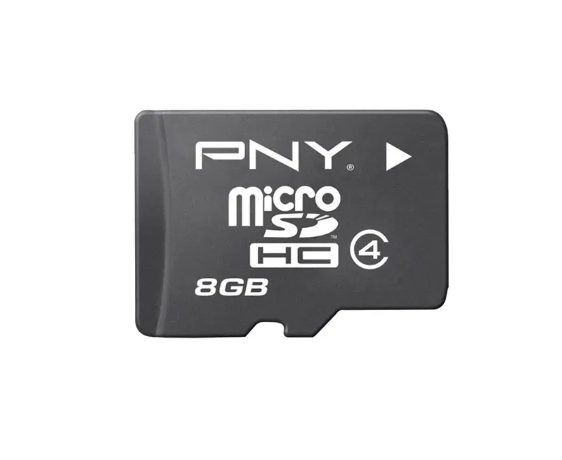 PSDU8G4GE - PNY 8GB Class 4 microSDHC Flash Memory Card with SD Adapter