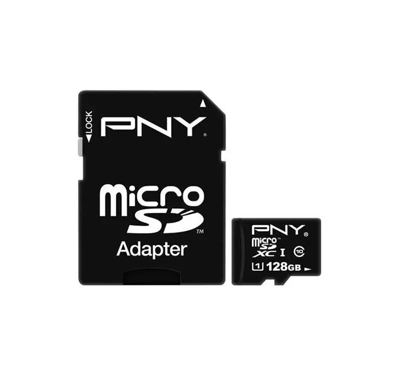PSDUX128U1GE - PNY High Performance 128GB Class 10 microSDXC UHS-I Flash Memory Card