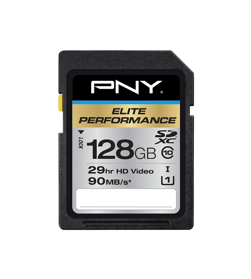 PSDX128U1HGE - PNY Elite Performance 128GB Class 10 SDXC UHS-I Flash Memory Card