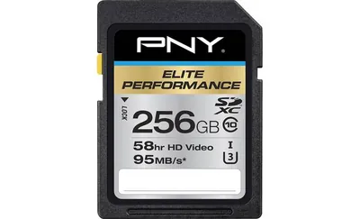 PSDX256U1HGE - PNY Elite Performance 256GB Class 10 SDXC UHS-I Flash Memory Card