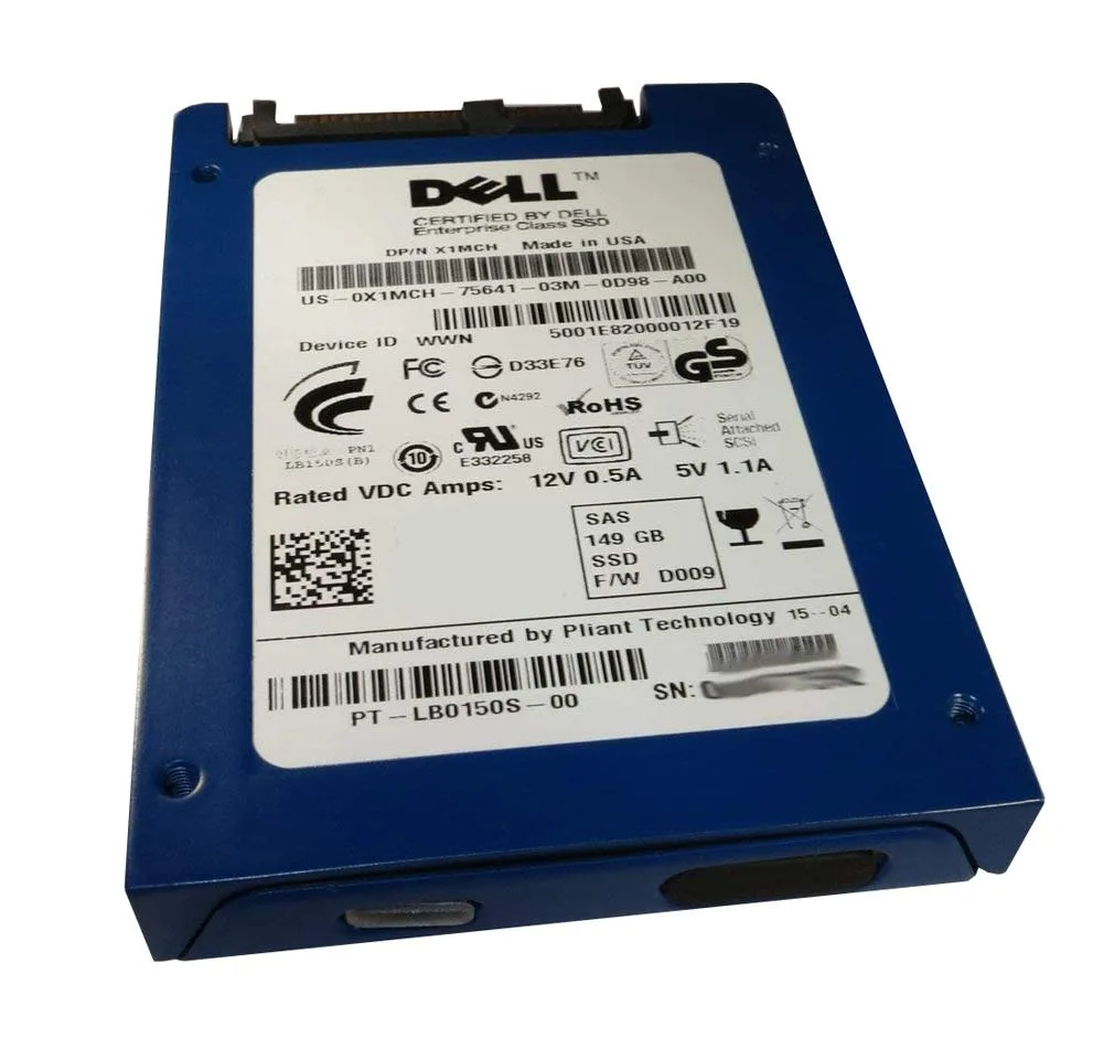 PT-LB-0150S-00 - Dell 149GB SLC SAS 3Gb/s 2.5-inch Solid State Drive