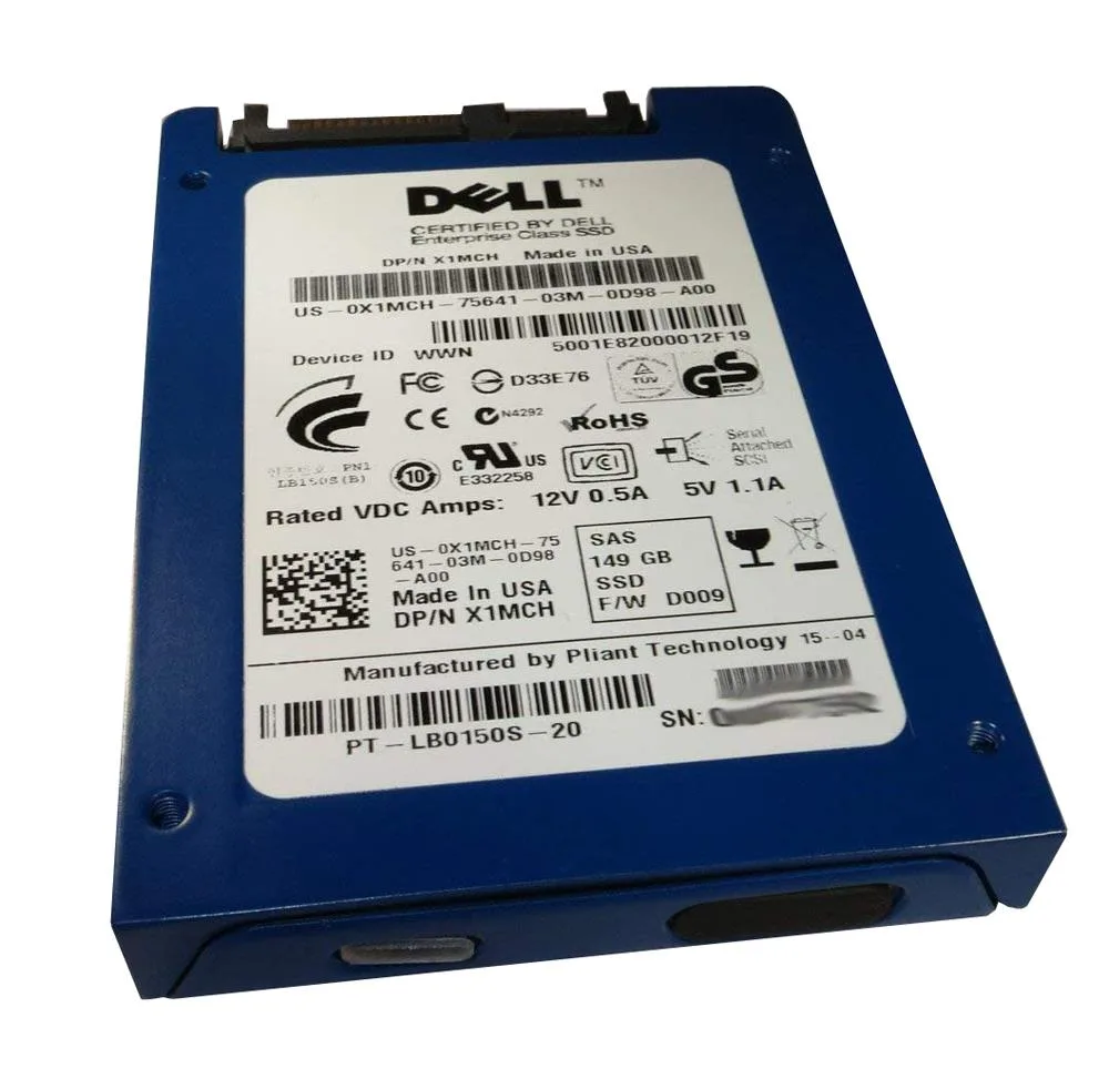 PT-LB-0150S-20 - Dell 149GB SLC SAS 3Gb/s 2.5-inch Solid State Drive