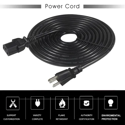 PWRCORD10187026-Z - Sun Cord 16AWG SJT L6-15P C19