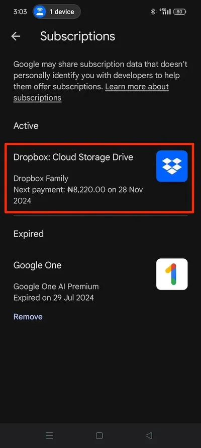 Q1L01AAE - HP Dropbox Education Subscription License (Renewal) 1 User 1Year Volume