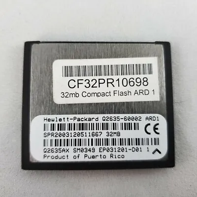 Q2635-67935 - HP 32MB Compact Flash Firmware Memory for LaserJet 4650/9040/9050 Series Multifunction Printer