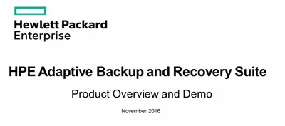 Q2M53AAE - HP Adaptive Backup and Recovery Suite Premium Edition + 1 Year 24x7 Support License 1 License