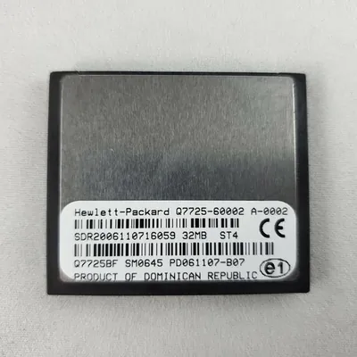 Q7725BF - HP 32MB Compact Flash Firmware Memory for Color LaserJet 5550 Series Printers