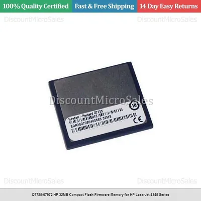 Q7725Q - HP 32MB Compact Flash Firmware Memory for LaserJet 4000 Series